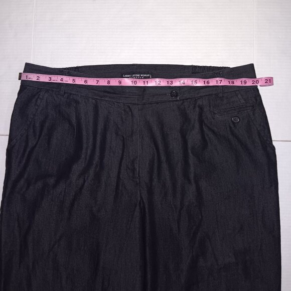LARRY LEVINE WOMAN STRECTH CAPRI PANTS - Picture 6 of 11